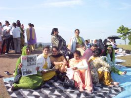 CALLS FOR ACTION TO STOP PRIVATISATION –at CWU rally Gate Gourmet workers fighting for reinstatement reading News Line reports of their the march into the TUC in Brighton on Monday to demand support, as they continued their picket near the factory at Heathrow yesterday