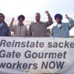 Locked-out Gate Gourmet workers picketing over the weekend are determined to be reinstated
