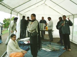 Locked-out Gate Gourmet workers on the picket line yesterday  are refusing to accept compulsory redundancies