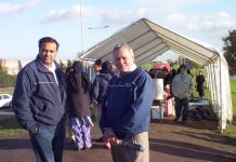 Locked-out Gate Gourmet workers at the picket in Heathrow yesterday want to see action from the TGWU to get their jobs back