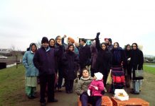 Last Sunday’s picket on the hill near to the Gate Gourmet plant