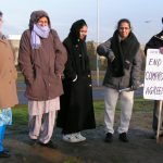 ‘Down with the Compromise Agreement’ shouted locked-out Gate Gourmet workers on yesterday’s picket line in the freezing cold yesterday