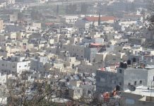 The Palestinian town of Jenin which was occupied by a large force of Israeli troops for 78 hours from the morning of December 29