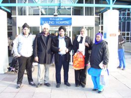 Gate Gourmet locked-out workers won support at Ealing Hospital last Thursday for next Sunday’s mass picket and their conference on January 29th