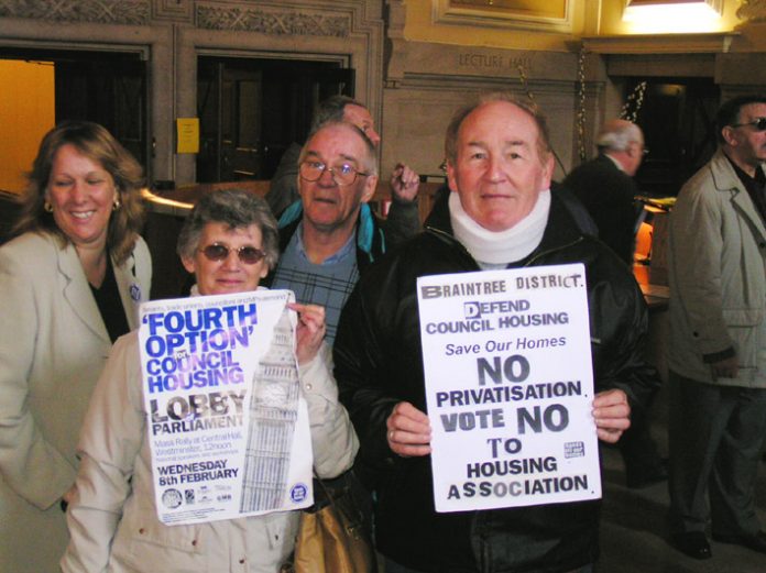 Braintree Defend Council Housing members at the conference in Westminster Central Halls