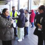 Gate Gourmet locked-out workers campaigning for support for their six month battle for reinstatement