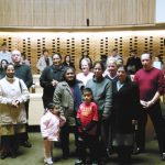 A delegation of Gate Gourmet locked-out workers are welcomed at the Hounslow UNISON AGM