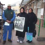 Gate Gourmet locked-out workers getting support at the Hillingdon council depot