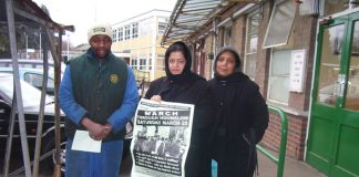 Gate Gourmet locked-out workers getting support at the Hillingdon council depot