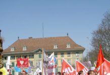 2,500 march in Berne to support Gate Gourmet workers