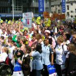 A thousand nurses from all over the country attended Thursday’s lobby of parliament organised by the Royal College of Nursing (RCN)