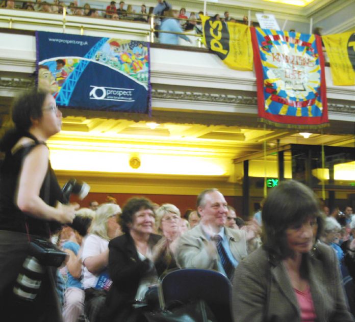 A section of the audience at Tuesday’s ‘Public Services Not Private Profit’ rally in Westminster on Tuesday