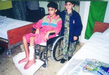 Many young Palestinians, victims of Israeli attacks on the Intifada were treated for their injuries in Baghdad hospitals at the invitation of Saddam Hussein