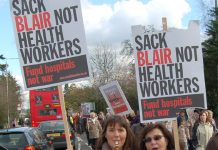 Marching to defendt the NHS on March 3rd