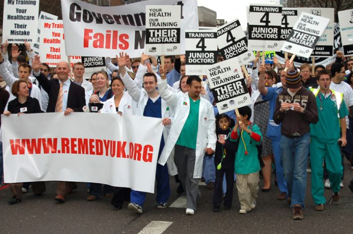 Junior doctors marched in their thousands a week ago throuhh London and Glasgow, in opposition to the MTAS scheme, defending their jobs and the NHS