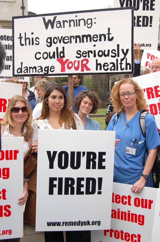 More than 10,000 doctors face redundancy because of the government’s ‘reforms’