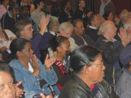A section of the audience at the News Line - All Trades Unions Alliance conference