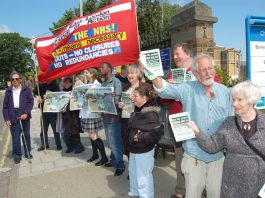 100% SUPPORT FOR AN OCCUPATION – to save Chase Farm Hospital North East London Council of Action picket to defend Chase Farm Hospital on Tuesday lunchtime