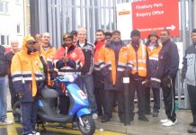 There was a strong and lively picket line on the last day of strike action on June 29th at Finsbury Park