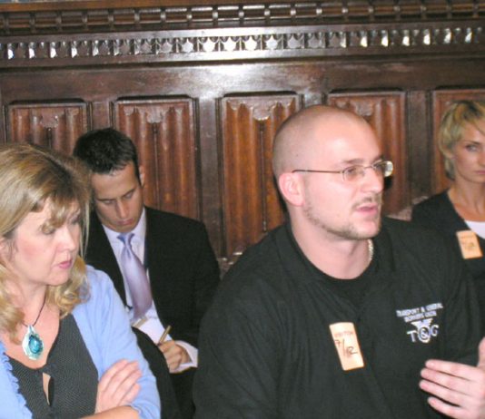 Polish migrants gave a press conference with the TGWU trade union at the House of Commons in December 2005 about gangmasters’