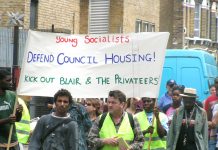 Tenants on the Aylesbury and Heygate estates have been fighting for a number of years against the plans to demolish their homes, and are now to march again to drive the privateers out of the area
