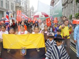 STOP DETAINING THE CHILDREN OF ASYLUM SEEKERS – urges independent commission Children of south American asylum seekers on a march for migrant rights in May last year