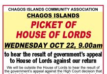 Chagos Islands: House of Lords Appeal result