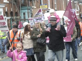 Whole families turned out to save Crewe Mail Centre – more pictures in photo gallery