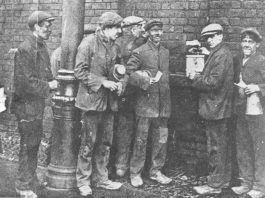 Miners ballot for strike action in 1912