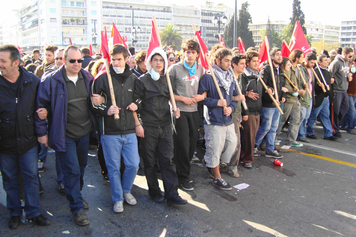 University students on Wednesday’s demonstration