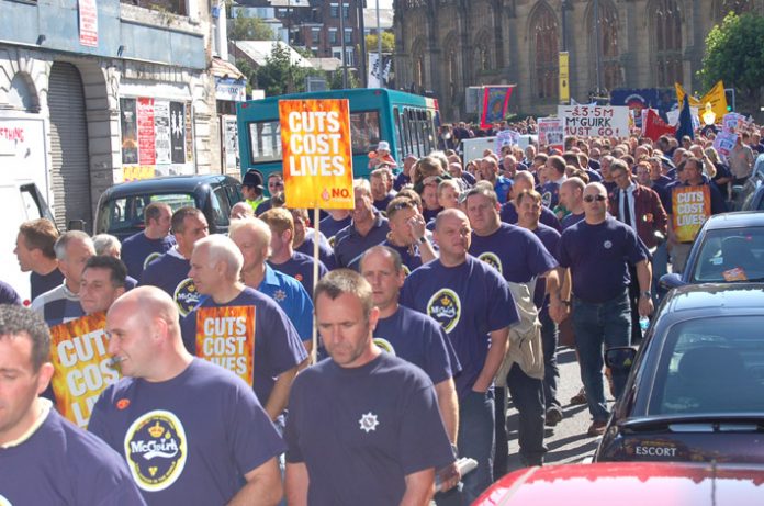 Clear message from firefighters: ‘Cuts cost lives’