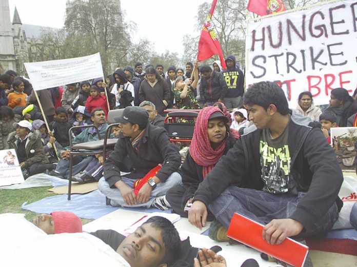 Tamil students are continuing their hunger strike to demand an end to the genocide in Sri Lanka