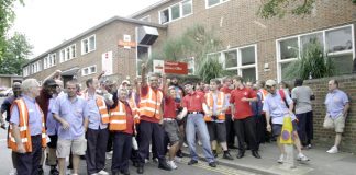 Jubilant Hampstead postal workers walked out on strike together at 9.00am Saturday