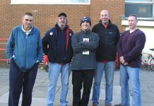 CWU strikers on the picket line at the Wimbledon Delivery Office