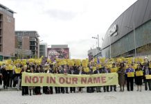 A silent vigil by TUC Congress delegates yesterday midday to remember Anthony Walker who was murdered by racists and to show Congress’s disapproval of the election of a BNP MEP