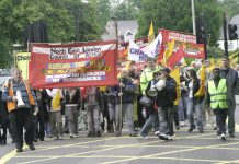 North East London Council of Action demonstration in Enfield last June demanding that Chase Farm Hospital be kept open