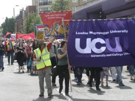 Lecurers and students are united in their opposition to cuts to staff and courses especially drastic due to a financial crisis at the London Metropolitan University
