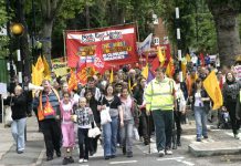 March in Enfield to stop the closure of Chase Farm Hospital