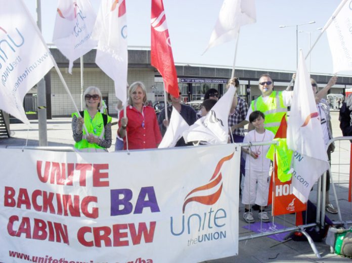 BA cabin crew strikers are fighting for the whole trade union movement