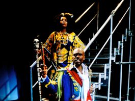 Cavin Cornwall stars as revolutionary hero Toussaint L’Ouverture, with Zama Precious Siphengana as Yamaya