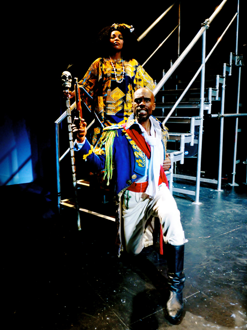 Cavin Cornwall stars as revolutionary hero Toussaint L’Ouverture, with Zama Precious Siphengana as Yamaya