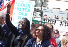 Defend the Welfare State rally in London in April demanding ‘Look After Our NHS’