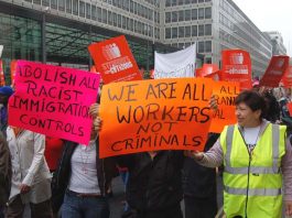 Safeguarding Children Board condemns ‘litany of failings’ – at Yarl’s Wood detention centre Marching for equal rights for all migrant workers in May 2007