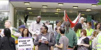 Lambeth College lecturers, students and supporters fighting vicious budget cuts