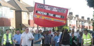 Up to a hundred patients and supporters marched in Enfield on Thursday night to demand the immediate reopening of the Bush Hill Park Medical Practice which had been arbitrarily closed by Enfield PCT with only one day’s notice