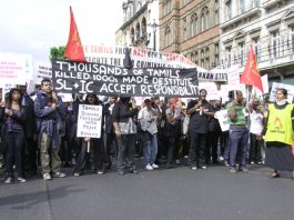 London demonstration in June last year against the slaughter of Tamils by the Sri Lankan army