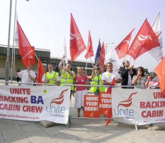 BA cabin crew fighting resolutely against another bosses’ and government attack