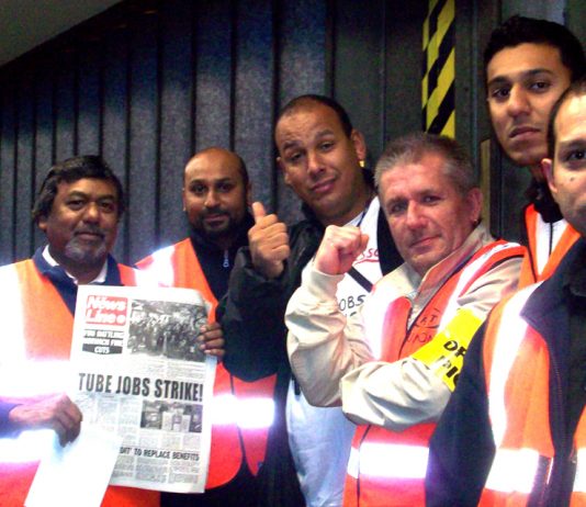 There was a very lively picket at Mile End station where pickets agreed that the big issue was safety