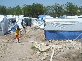 UN ISSUES HAITI RED ALERT –over cholera epidemic and tropical storm ‘Tomas’ One of Haiti’s tent cities which are the only shelter for over 300,000 people since the earthquake on January 13