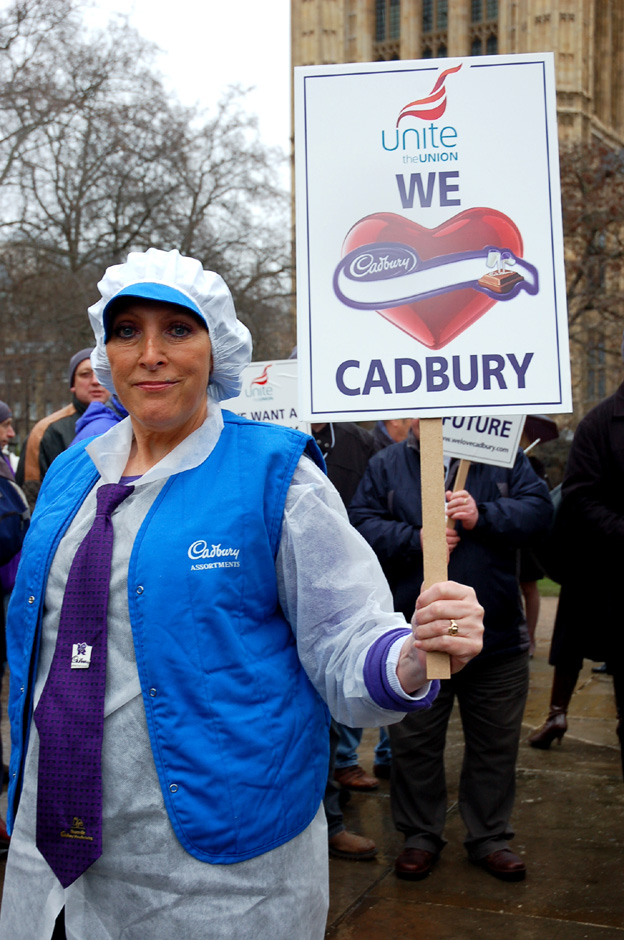 Cadbury workers fought against the Kraft takeover